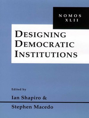 cover image of Designing Democratic Institutions